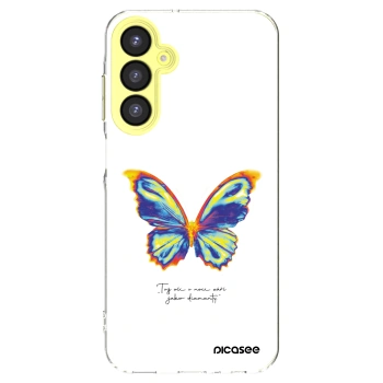 Picasee Samsung Galaxy A25 A256B 5G Hülle - Transparentes Silikon - Diamanty White