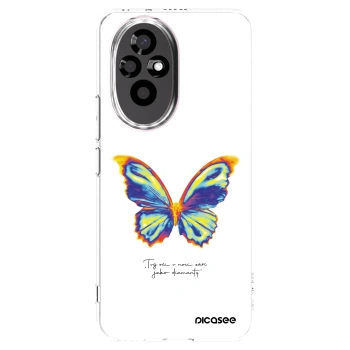 Picasee Honor 200 Pro 5G Hülle - Transparentes Silikon - Diamanty White