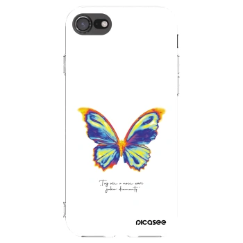 Picasee Apple iPhone 7 Hülle - Transparentes Silikon - Diamanty White