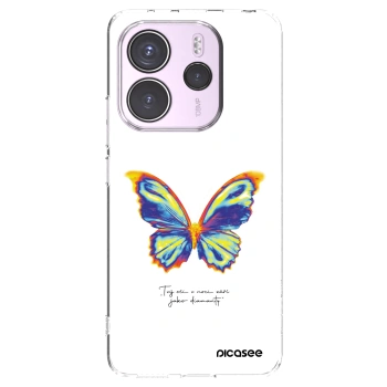 Picasee Xiaomi Redmi Note 14 4G Hülle - Transparentes Silikon - Diamanty White