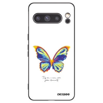 Picasee Google Pixel 8 Pro Hülle - Schwarzes Silikon - Diamanty White
