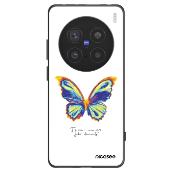 Picasee Vivo X200 Pro Hülle - Schwarzes Silikon - Diamanty White
