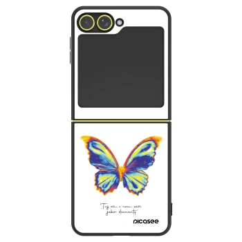 Hülle für Samsung Galaxy Z Flip5 5G - Diamanty White