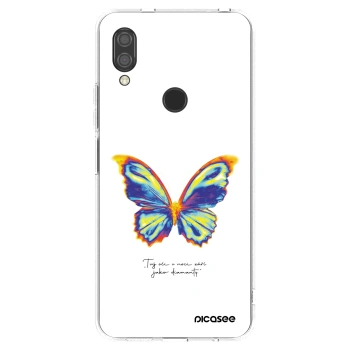 Picasee Xiaomi Redmi 7 Hülle - Transparentes Silikon - Diamanty White