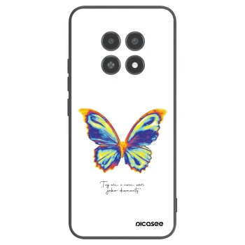 Picasee Realme 12X Hülle - Schwarzes Silikon - Diamanty White