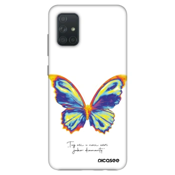 Hülle für Samsung Galaxy A71 A715F - Diamanty White