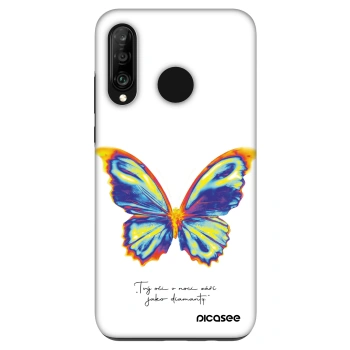 Hülle für Huawei P30 Lite - Diamanty White