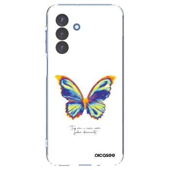Picasee Samsung Galaxy A17 5G Hülle - Transparentes Silikon - Diamanty White