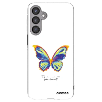 Picasee Samsung Galaxy A16 4G Hülle - Transparentes Silikon - Diamanty White