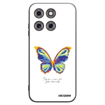 Picasee Motorola Moto G77 Hülle - Schwarzes Silikon - Diamanty White