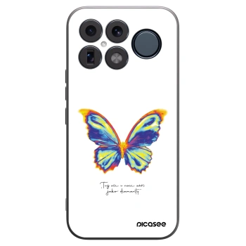 Picasee Xiaomi Poco F8 Ultra Hülle - Schwarzes Silikon - Diamanty White
