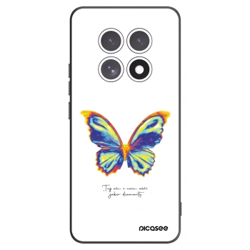 Picasee Xiaomi Redmi Note 15 5G Hülle - Schwarzes Silikon - Diamanty White