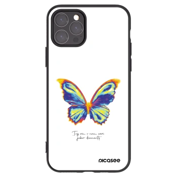 Picasee Apple iPhone 11 Pro Hülle - Schwarzes Silikon - Diamanty White