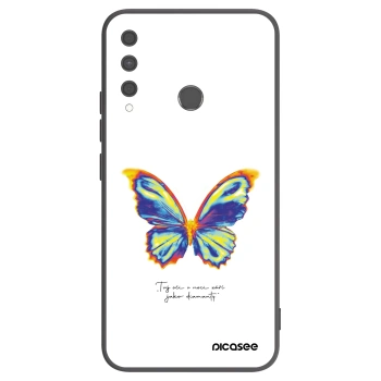 Hülle für Huawei P40 Lite E - Diamanty White