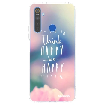 Picasee Realme 5 Hülle - Transparentes Silikon - Denke positiv!