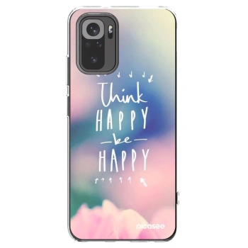 Picasee Xiaomi Redmi Note 10 Hülle - Transparentes Silikon - Denke positiv!