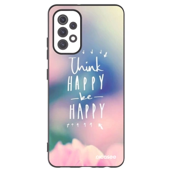 Picasee Samsung Galaxy A32 5G A326B Hülle - Schwarzes Silikon - Denke positiv!