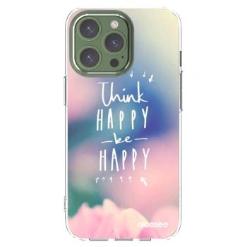 Picasee Apple iPhone 13 Pro Hülle - Transparentes Silikon - Denke positiv!