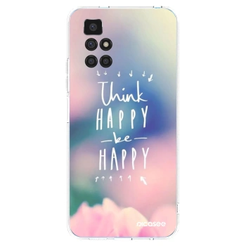 Picasee Xiaomi Redmi 10 Hülle - Transparentes Silikon - Denke positiv!