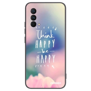 Picasee Realme GT Master Edition 5G Hülle - Schwarzes Silikon - Denke positiv!