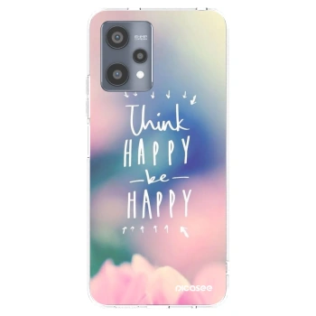 Picasee Realme 9 Pro 5G Hülle - Transparentes Silikon - Denke positiv!