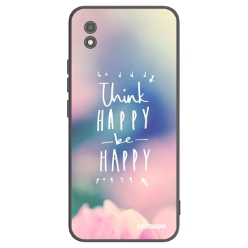 Picasee Realme C11 (2021) Hülle - Schwarzes Silikon - Denke positiv!