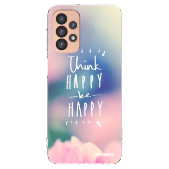 Picasee Samsung Galaxy A23 A236B 5G Hülle - Transparentes Silikon - Denke positiv!