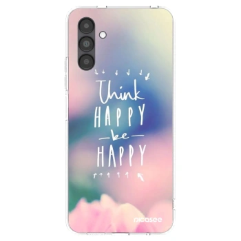 Picasee Samsung Galaxy A04s A047F Hülle - Transparentes Silikon - Denke positiv!
