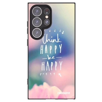 Picasee Samsung Galaxy S24 Ultra S928B 5G Hülle - Schwarzes Silikon - Denke positiv!