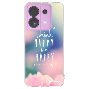 Picasee Xiaomi Redmi Note 13 Pro 5G Hülle - Transparentes Silikon - Denke positiv!