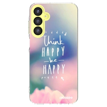 Picasee Samsung Galaxy A25 A256B 5G Hülle - Transparentes Silikon - Denke positiv!