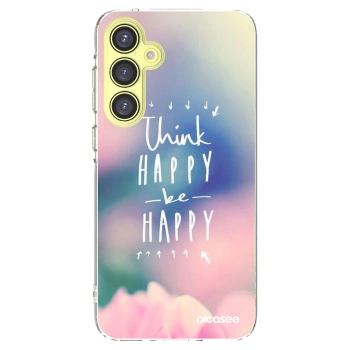 Picasee Samsung Galaxy A35 5G A356B Hülle - Transparentes Silikon - Denke positiv!