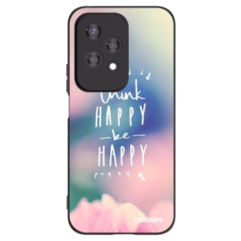 Picasee Honor 200 Lite Hülle - Schwarzes Silikon - Denke positiv!