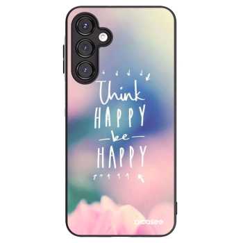 Picasee Samsung Galaxy A16 5G Hülle - Schwarzes Silikon - Denke positiv!