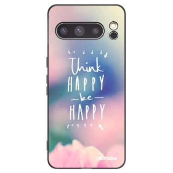 Picasee Google Pixel 8 Pro Hülle - Schwarzes Silikon - Denke positiv!
