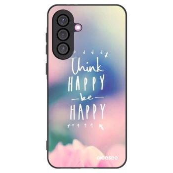 Picasee Samsung Galaxy A56 5G A566B Hülle - Schwarzes Silikon - Denke positiv!