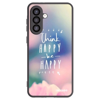 Picasee Samsung Galaxy A26 5G A266B Hülle - Schwarzes Silikon - Denke positiv!