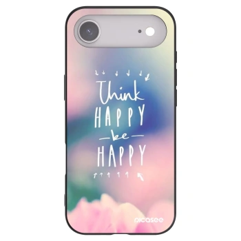 Picasee Apple iPhone Air Hülle - Schwarzes Silikon - Denke positiv!