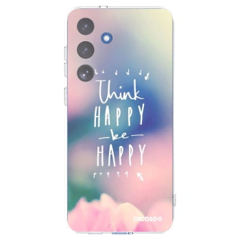 Picasee Samsung Galaxy S25 FE 5G Hülle - Transparentes Silikon - Denke positiv!