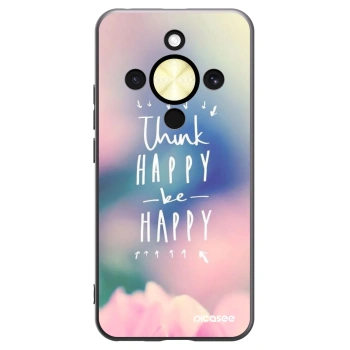 Picasee Honor Magic8 Lite 5G Hülle - Schwarzes Silikon - Denke positiv!