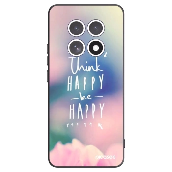 Picasee Xiaomi Redmi Note 15 5G Hülle - Schwarzes Silikon - Denke positiv!