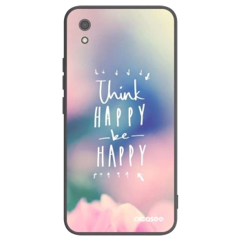Picasee Xiaomi Redmi 7A Hülle - Schwarzes Silikon - Denke positiv!
