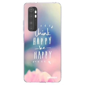 Picasee Xiaomi Mi Note 10 Lite Hülle - Transparentes Silikon - Denke positiv!