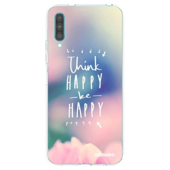 Picasee Samsung Galaxy A30s A307F Hülle - Transparentes Silikon - Denke positiv!