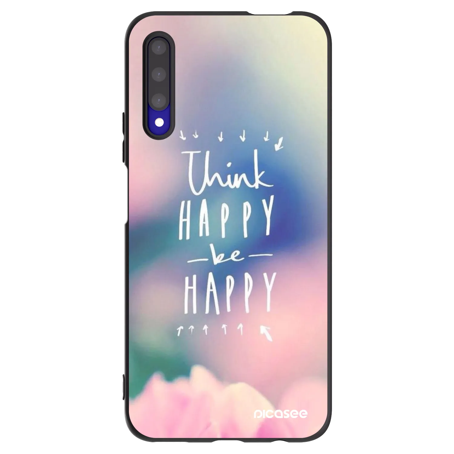 Picasee Honor 9X Pro Hülle - Schwarzes Silikon - Denke positiv!