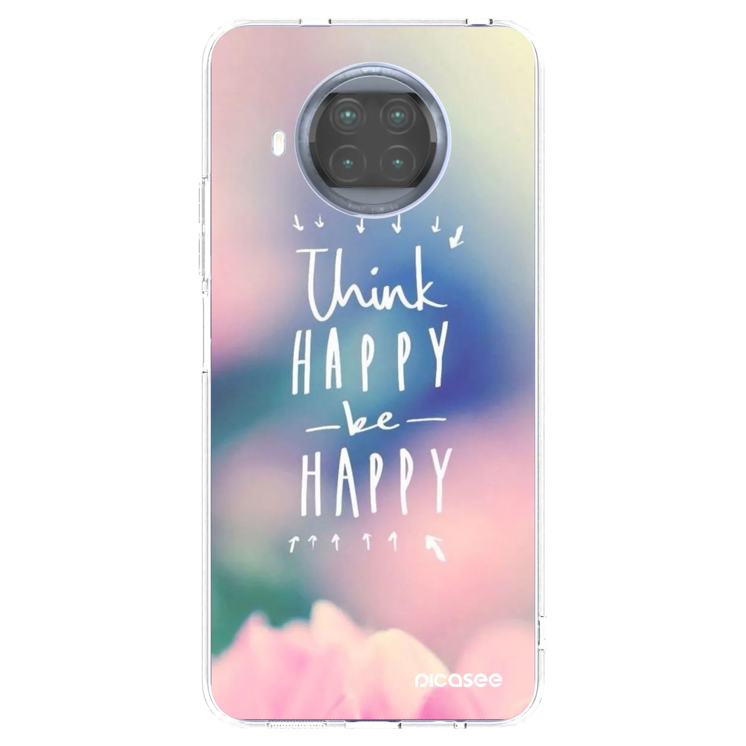 Picasee Xiaomi Mi 10T Lite Hülle - Transparentes Silikon - Denke positiv!
