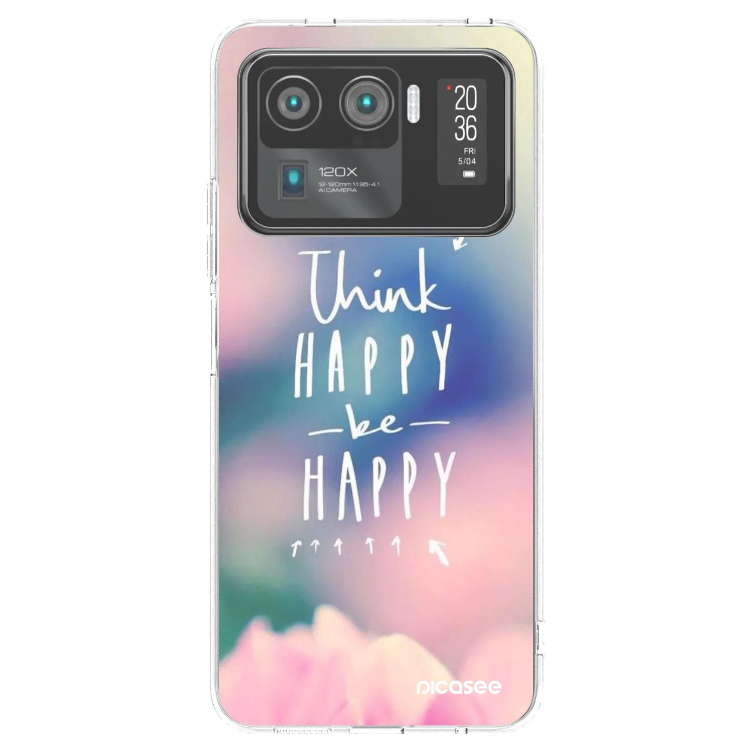 Picasee Xiaomi Mi 11 Ultra Hülle - Transparentes Silikon - Denke positiv!