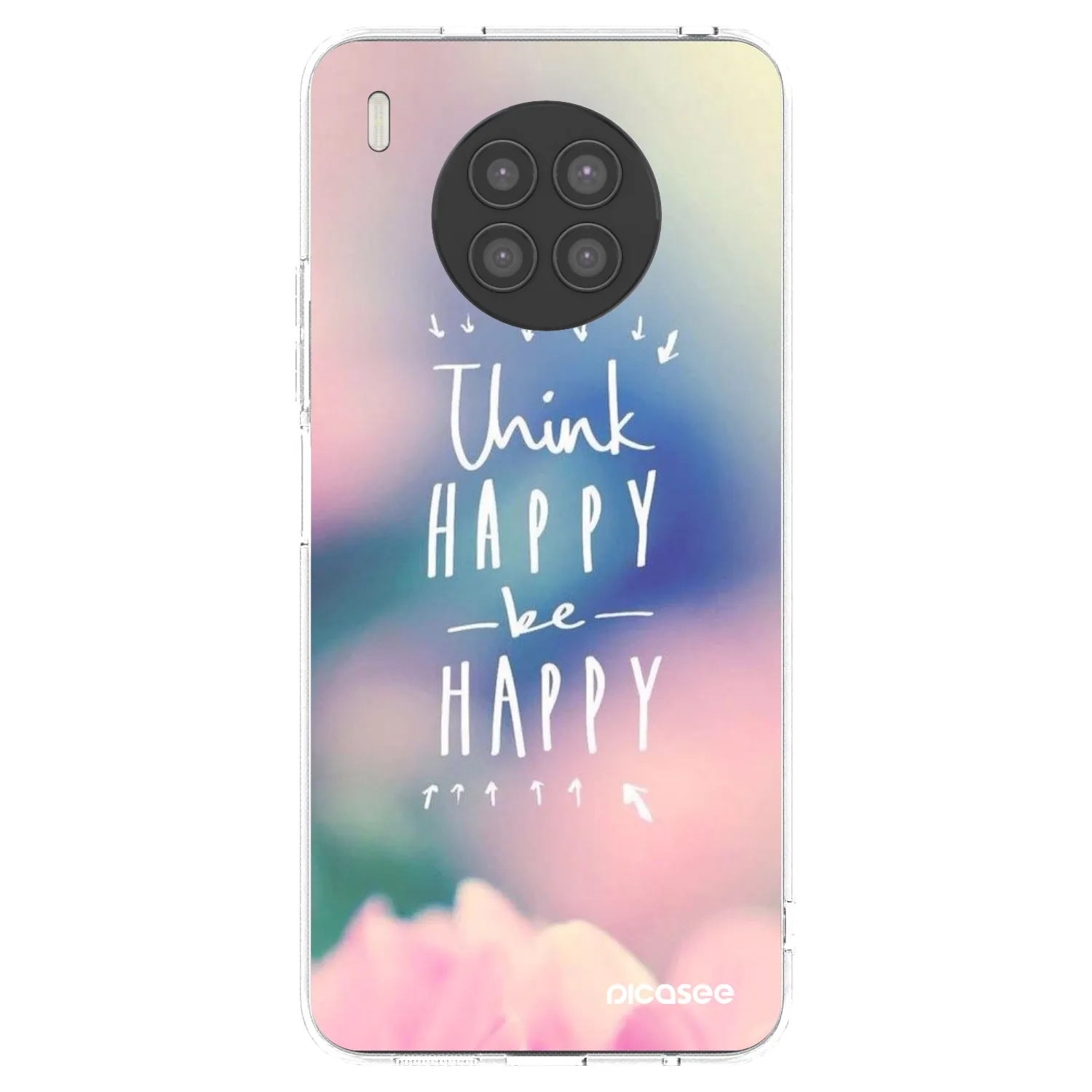 Picasee Huawei Nova 8i Hülle - Transparentes Silikon - Denke positiv!