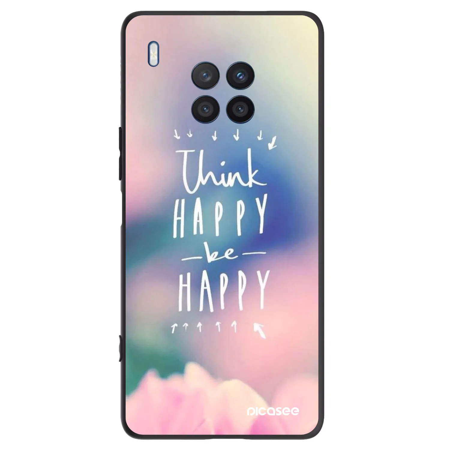 Picasee Honor 50 Lite Hülle - Schwarzes Silikon - Denke positiv!