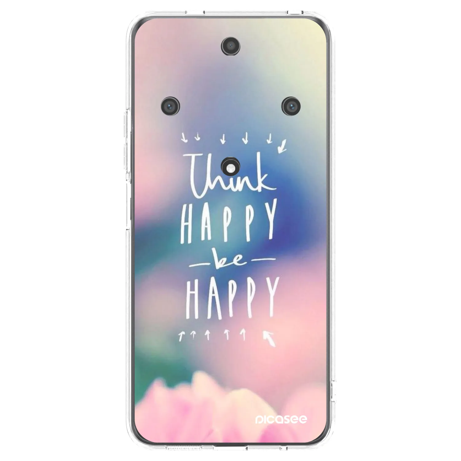 Picasee Honor Magic5 Lite 5G Hülle - Transparentes Silikon - Denke positiv!